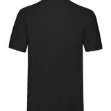 Men's Classic Cotton Short Sleeve Pique Polo Shirt - Black