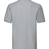 Men's Classic Cotton Short Sleeve Pique Polo Shirt - Heather Grey