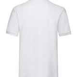 Men's Classic Cotton Short Sleeve Pique Polo Shirt - White