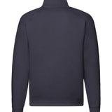 Men's Professional Raglan Style Quarter Zip Cotton Sweatshirt  - Navy