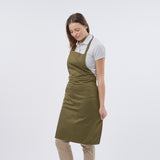 Unisex Classic Poly/Cotton Bib Apron - Dark Olive