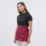 Unisex Classic Poly/Cotton Waist Pocket Apron - Burgundy