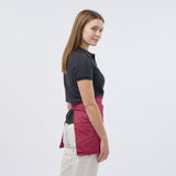 Unisex Classic Poly/Cotton Waist Pocket Apron - Burgundy