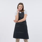 Unisex Professional Poly/Cotton Adjustable Bib Apron - Black