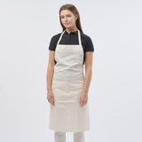 Unisex Classic Poly/Cotton Bib Apron - Natural