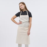 Unisex Classic Poly/Cotton Bib Apron - Natural