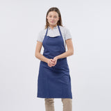 Unisex Classic Poly/Cotton Bib Apron - Navy