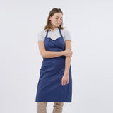 Unisex Classic Poly/Cotton Bib Apron - Navy