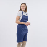 Unisex Classic Poly/Cotton Bib Apron - Navy