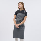 Unisex Classic Poly/Cotton Bib Apron - Charcoal