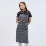 Unisex Classic Poly/Cotton Bib Apron - Charcoal