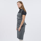 Unisex Classic Poly/Cotton Bib Apron - Charcoal