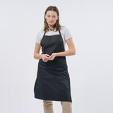 Unisex Classic Poly/Cotton Bib Apron - Black