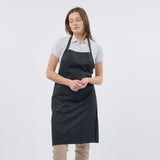 Unisex Classic Poly/Cotton Bib Apron - Black