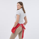 Unisex Classic Poly/Cotton Waist Pocket Apron - Red