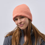 Unisex Super Warm Classic Ribbed Knitted Beanie - Blush Pink