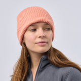 Unisex Super Warm Classic Ribbed Knitted Beanie - Blush Pink