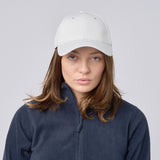 Unisex Classic Breathable 6 Panel Cap - Light Grey