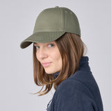 Unisex 100% Cotton Classic 5 Panel Cap - Olive Green