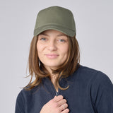 Unisex 100% Cotton Classic 5 Panel Cap - Olive Green