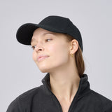 Unisex 100% Cotton Classic 5 Panel Cap - Black