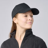 Unisex 100% Cotton Classic 5 Panel Cap - Black