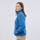 Women's Professional Shaped Fit Full Zip Fleece - Royal Blue