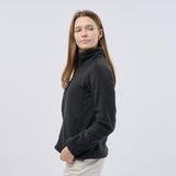 Women's Professional Shaped Fit Full Zip Fleece - Black