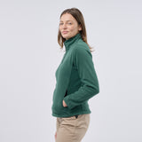 Women's Professional Shaped Fit Full Zip Fleece - Bottle Green