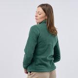 Women's Professional Shaped Fit Full Zip Fleece - Bottle Green