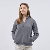 Women's Professional Shaped Fit Full Zip Fleece - Convoy Grey