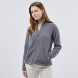 Women's Professional Shaped Fit Full Zip Fleece - Convoy Grey