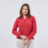 Women's Professional Shaped Fit Full Zip Fleece - Red