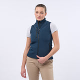 Women's Premium 3 Layer Shaped Fit Soft Shell Gilet - French Navy