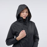 Women's Breathable Premium Waterproof Jacket - Black