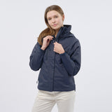 Women's Breathable Premium Waterproof Jacket - French Navy