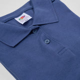 Women's Classic Cotton Short Sleeve Pique Polo Shirt - Navy