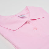 Women's Classic Cotton Short Sleeve Pique Polo Shirt - Pink