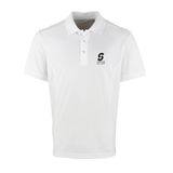 Taunton College Men's Cool Tech Polo Shirt - White