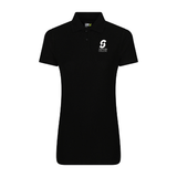 Taunton College Women's Polycotton Polo Shirt - Black