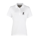 Taunton College Women's Cool Tech Polo Shirt - White