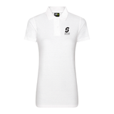 Taunton College Women's Polycotton Polo Shirt - White