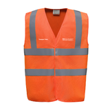 UCS Transport Team Flame Proof Unisex Hi Vis Vest - Orange