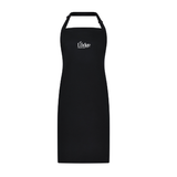 The Lodge Unisex Adjustable Bib Apron - Black