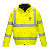UCS University Centre Unisex Hi Vis Bomber Jacket - Yellow