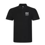 UCS College Group Men's Polycotton Polo Shirt - Black