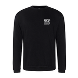UCS College Group Unisex Polycotton Sweatshirt - Black