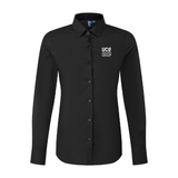 UCS College Group Women's Long Sleeve Breathable Poplin Blouse - Black