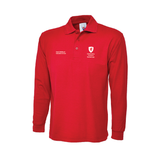 UCS Early Childhood Education and Care Unisex Long Sleeve Polo - Red