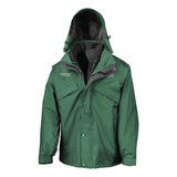UCS Walled Gardens Unisex 3 in 1 Jacket - Bottle Green